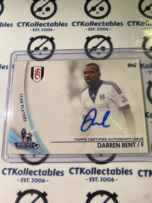 2013 Topps Premier Gold Darren Bent Star Players Auto #SP-DB