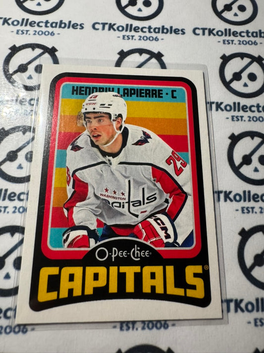 2024-25 O-Pee-Chee Hockey RETRO #286 Hendrix Lapierre Washington Capitals
