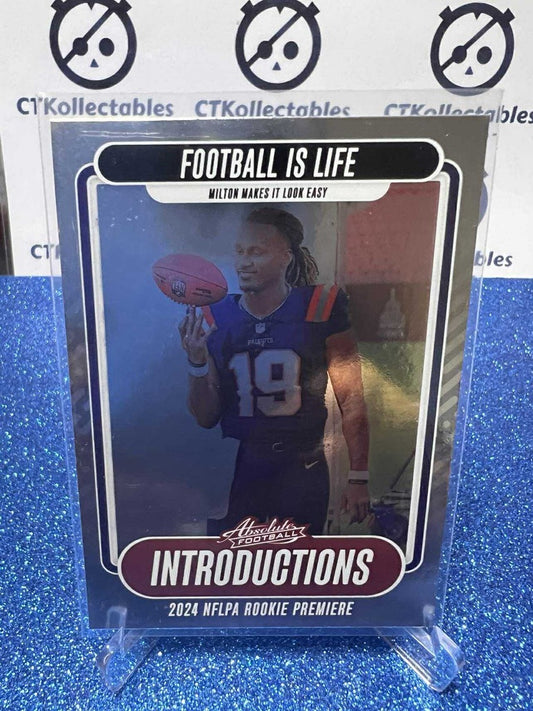 2024 NFL Panini Absolute Introductions #I-JMN Joe Milton III New England Pats