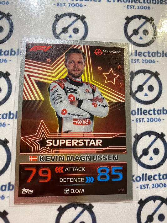 2023 Topps Turbo Attax F1 -Foil Kevin Magnussen Superstar #286