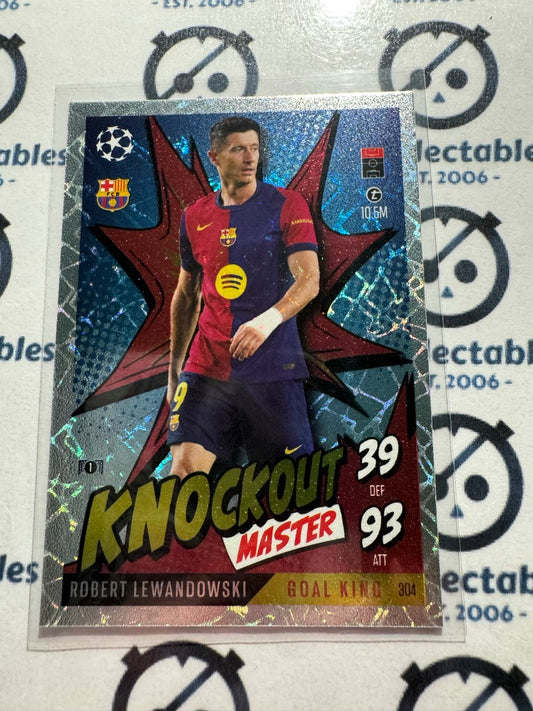 24/25 TOPPS MATCH ATTAX Robert Lewandowski Knockout Master #304