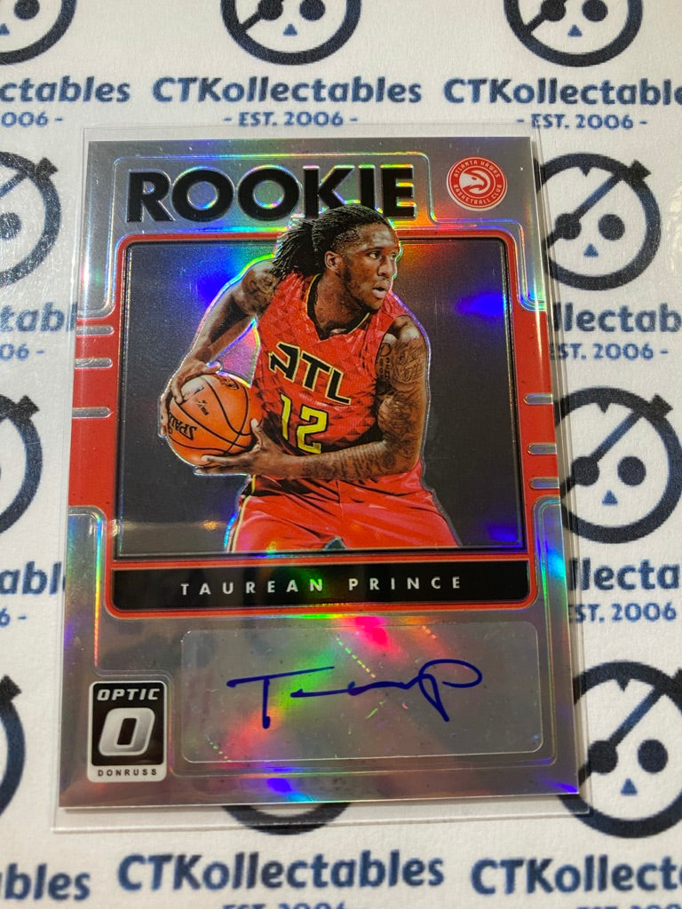 2016-17 NBA Panini Optic Taurean Prince Silver Prizm Rookie auto