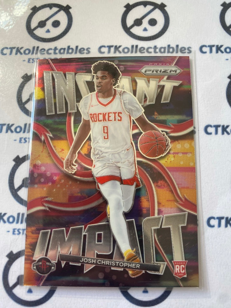 2021-22 Panini NBA PRIZM Josh Christopher Instant Impact RC #11 Rockets