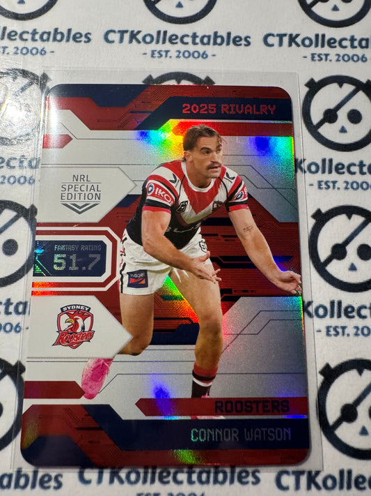 2025 NRL Rivalry Game Card Connor Watson G089/102 Roosters