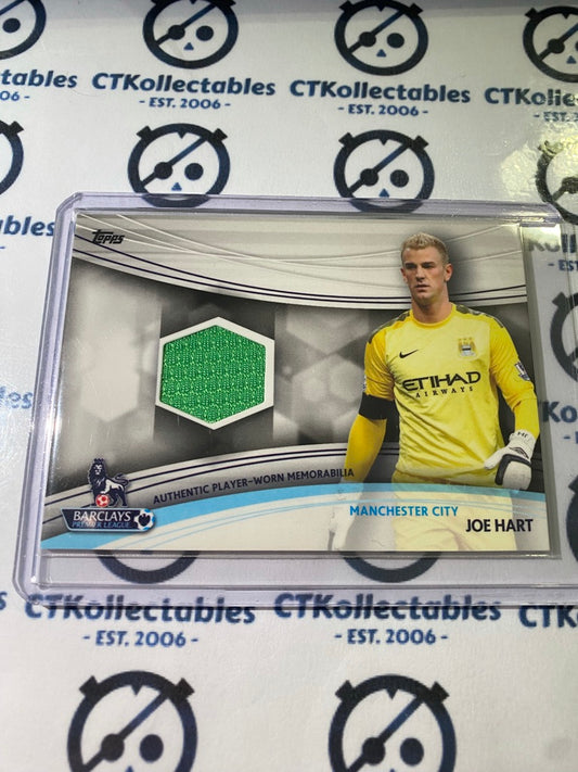 2013 Topps Premier Gold Joe Hart Game used Jersey #JR-JHA