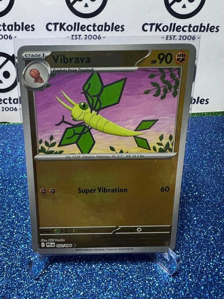 Vibrava Reverse Holo 052/094 Phantasmal Flames Pokemon