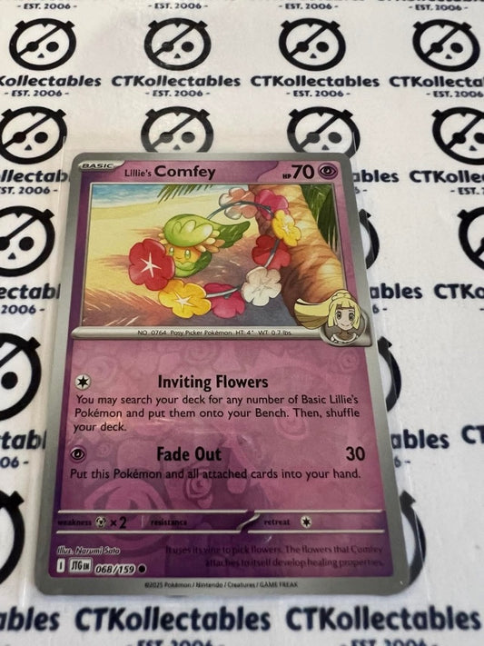 Lillie's Comfey Reverse Holo #068/159 Journey Together Pokemon Card TCG