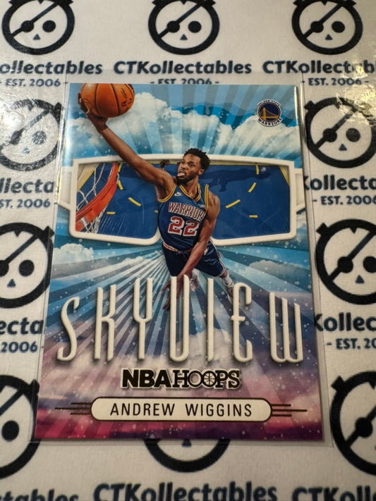 2022-23 NBA Panini Hoops Andrew Wiggins Skyview #24 Warriors