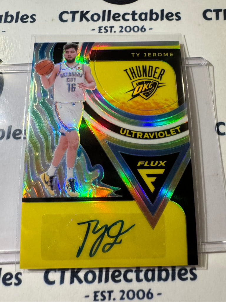 2020-21 NBA Flux Ty Jerome Ultraviolet Signatures UV-TYJ OKC Thunder