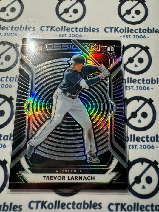 2021 Chronicles MLB Baseball Obsidian Trevor Larnach Rookie Card RC #29