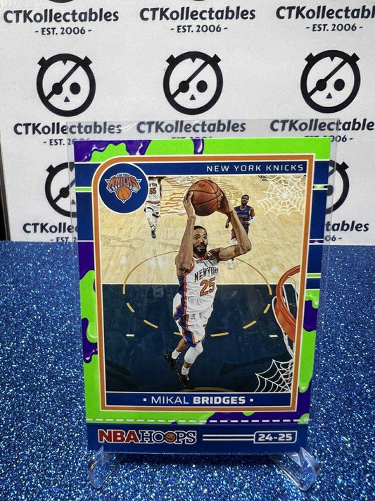 2024-25 Panini NBA HAUNTED HOOPS Slime Parallel #50 Mikal Bridges New York