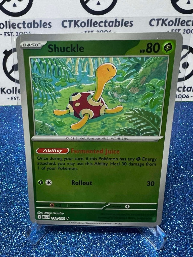 Shuckle Reverse Holo #011/132 Mega Evolution Pokemon