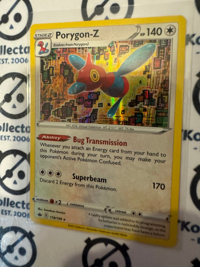 Porygon-Z Holo Rare #118/198 Pokemon Card Chilling Reign