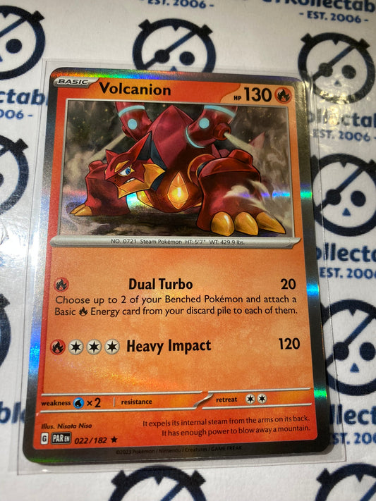 Volcanion Holo Rare #022/182 2023 Scarlet & Violet Paradox Rift Pokémon TCG