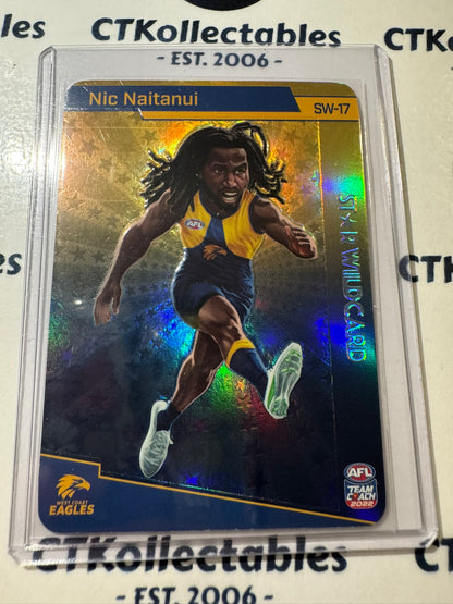 2022 AFL Teamcoach Nic Naitanui Star Wildcard SW-17 Eagles