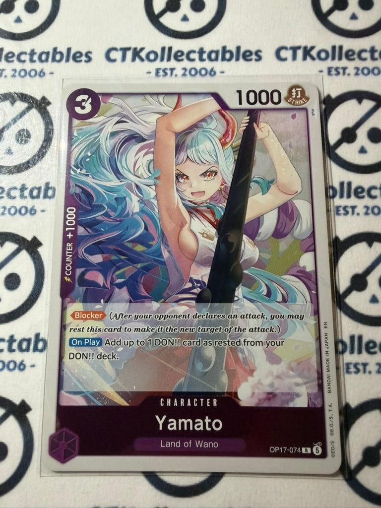 Yamato R FOIL OP17-074 One Piece The World's Strongest Warriors ENG