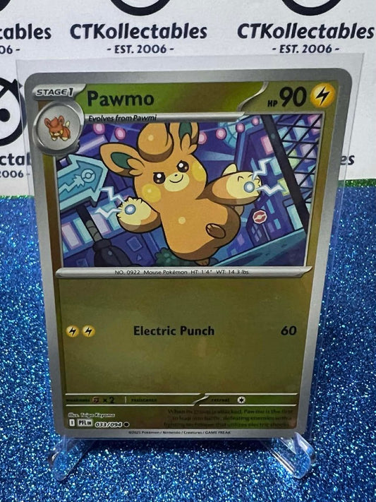 Pawmo Reverse Holo 033/094 Phantasmal Flames Pokemon