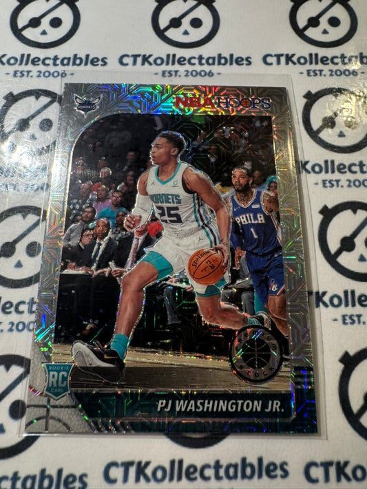 2019-20 NBA Panini Hoops Premium Pj Washington Jr Rc Mojo Prizm #209 Hornets