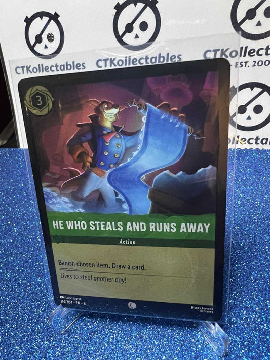 Disney Lorcana -Reign of Jafar FOIL-114/204 He Who Steals and Runs Away