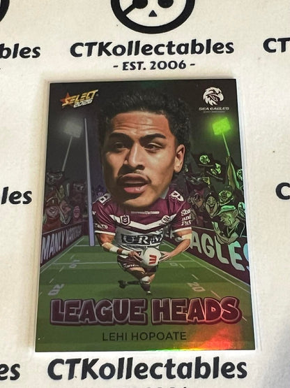 2026 Select NRL League Heroes League Heads #LH52 Lehi Hopoate Sea Eagles