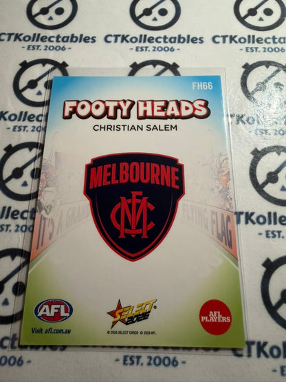 2026 Select AFL Footy Stars Footy Heads FH66 Christian Salem Demons