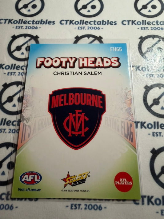 2026 Select AFL Footy Stars Footy Heads FH66 Christian Salem Demons