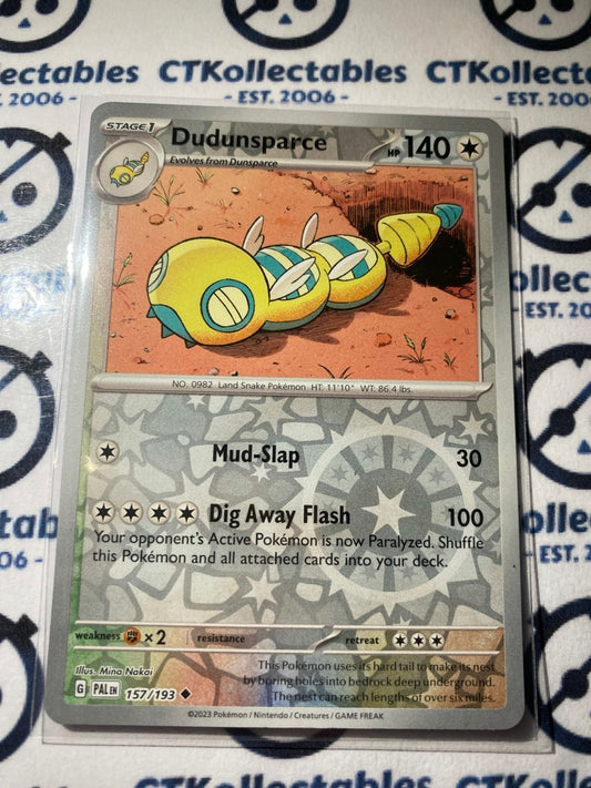 Dunsparce Reverse Holo #157/193 2023 Paldea Evolved Pokemon Card