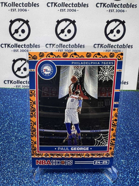 2024-25 Panini NBA HAUNTED HOOPS Orange Pumpkin #40 Paul George 76ers