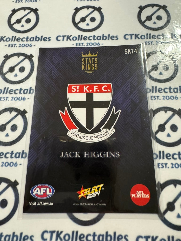 2024 AFL Footy Stars  Stats Kings - SK74 Jack Higgins Saints