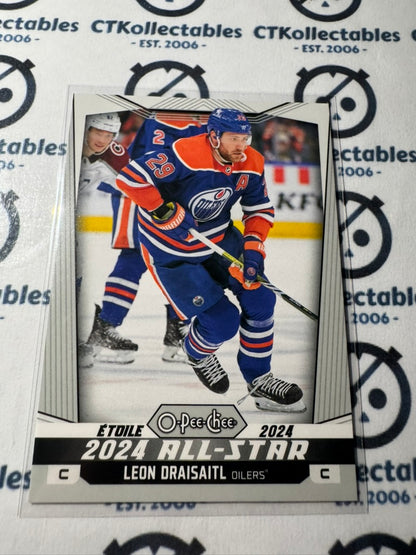 2024-25 O-Pee-Chee Hockey ALL STAR #509 Leon Draisaitl Edmonton Oilers
