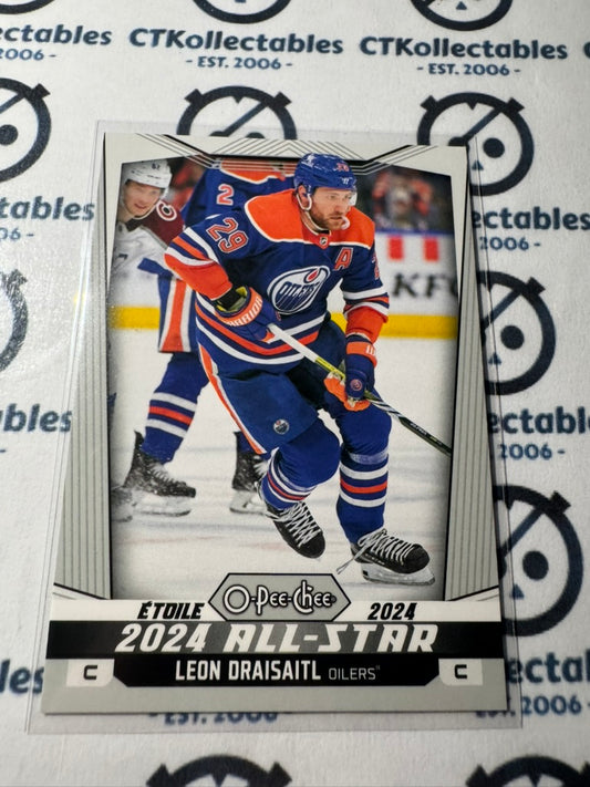 2024-25 O-Pee-Chee Hockey ALL STAR #509 Leon Draisaitl Edmonton Oilers
