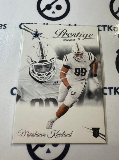 2024 NFL Prestige Rookie Card #350 Marshawn Kneeland Dallas Cowboys