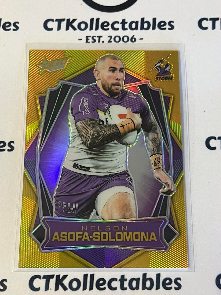 2026 Select NRL League Heroes Luminous Base #L85 Nelsobn Asofa-Solomona Storm