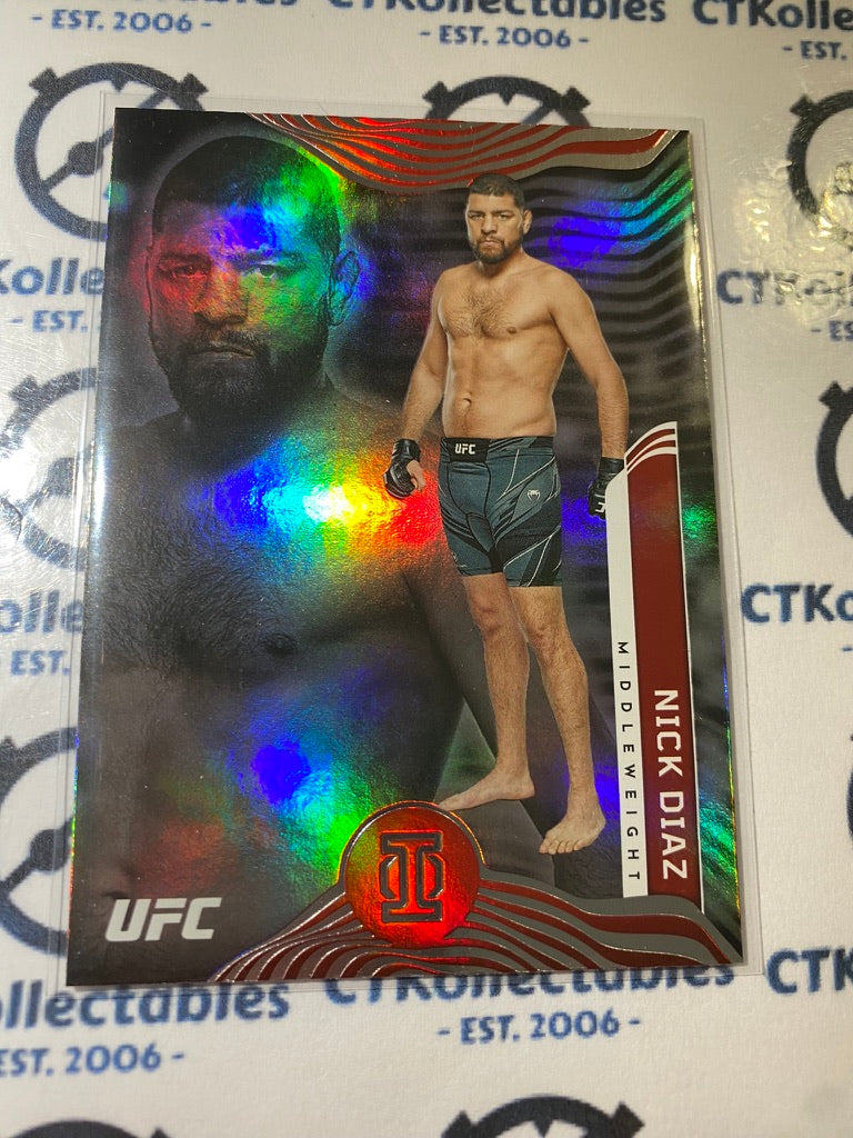 2022 UFC Panini Chronicles Illusions Nick Diaz #265