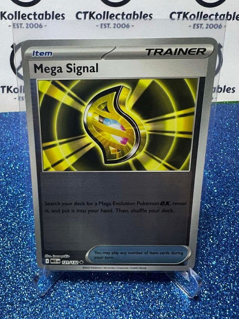 Mega Signal Reverse Holo #121/132 Mega Evolution Pokemon