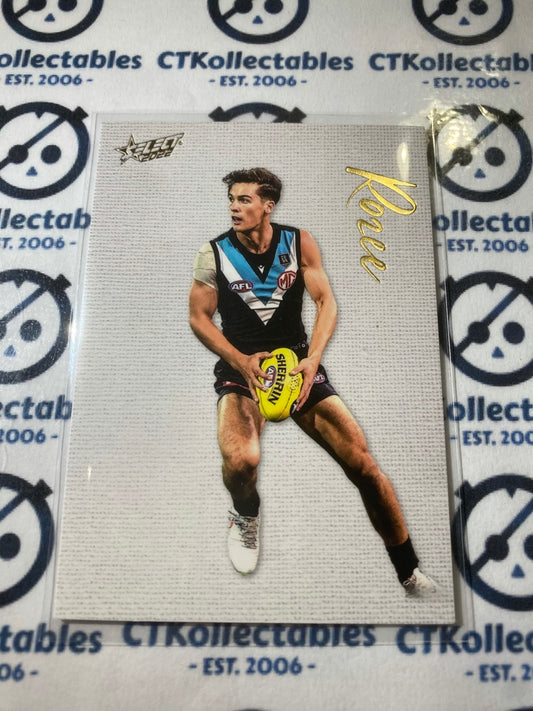 2022 AFL Footy Stars Blank Canvas #BC142 Connor Rozee #244/250 Power