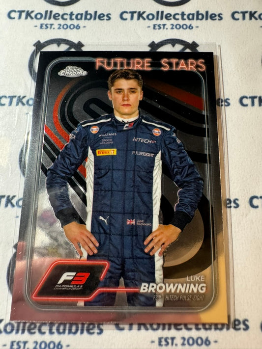 2024 Topps Chrome F1 Future Stars Luke Browning #55 F3