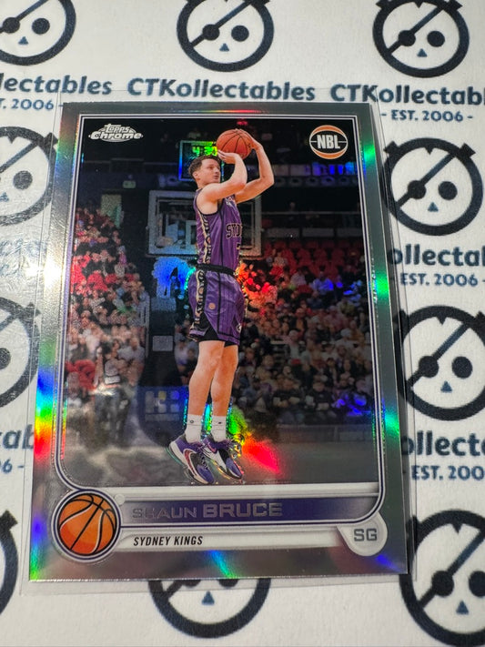 2022-23 Topps NBL Chrome Shaun Bruce Refractor #81 Kings