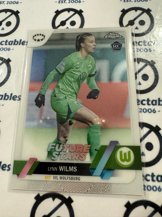 2022-23 Topps Chrome UEFA Women’s Soccer #47 Lynn Wilms Future Stars RC
