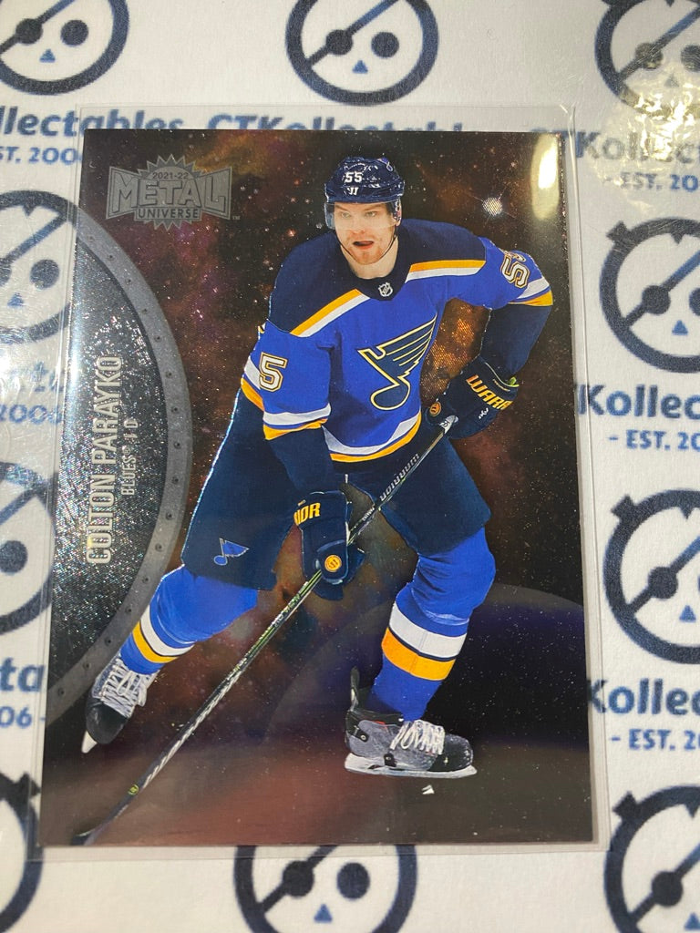 2021/22 Skybox NHL Metal Universe Base Colton Parayko #56 Blues