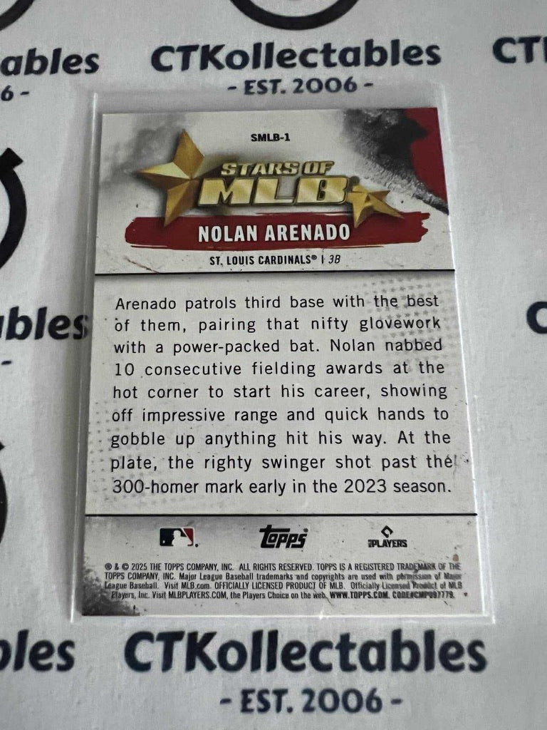 2025 Topps Series 1 Baseball #SMLB-1 Nolan Arenado St. Louis Cardinals