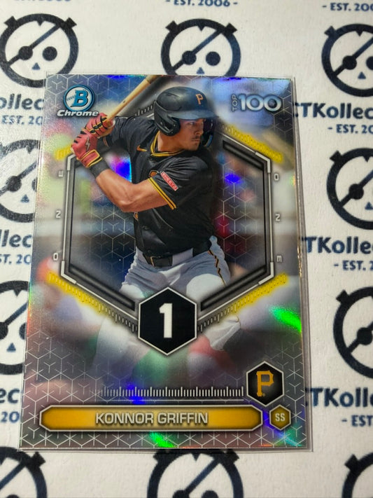 2026 Bowman Sterling Bowman Scouts Top 100 BTP-1 Konnor Griffin Pirates