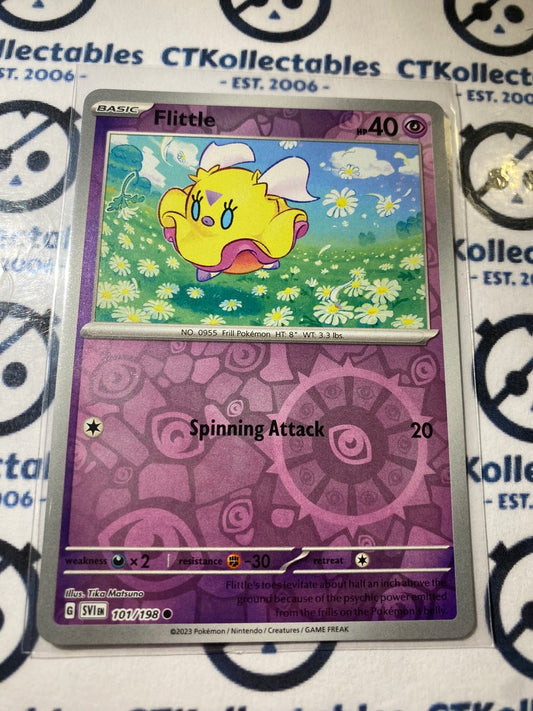 Flittle Reverse Holo #101/198 2023 Scarlet & Violet Pokémon TCG