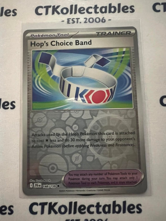 Hop's Choice Band Reverse Holo #148/159 Journey Together Pokemon Card TCG