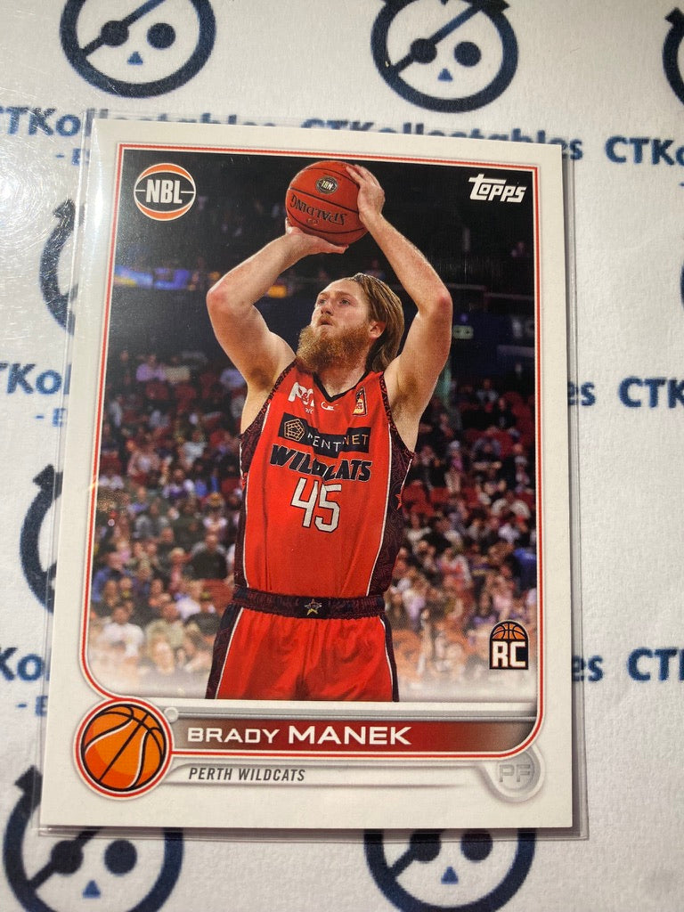 2022-23 Topps NBL Rookie Card - Brady Manek #63 RC