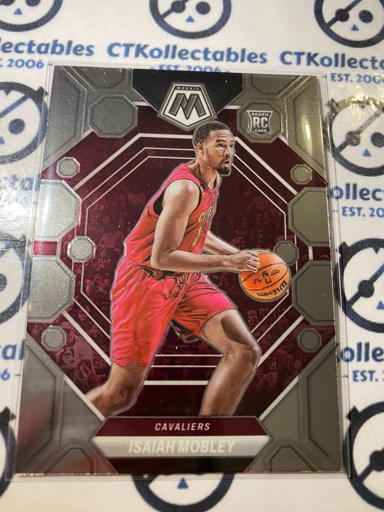 2022-23 Panini NBA Mosaic Isaiah Mobley rookie Card RC #247 Cavaliers