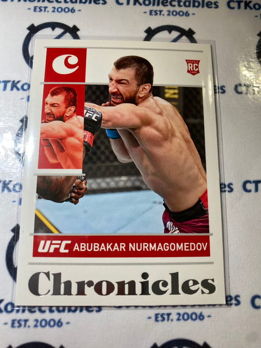 2022 UFC Panini Chronicles Rookie Base #87 Abubakar Nurmagomedov