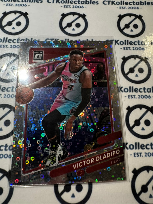 20121-22 NBA Donruss Optic Victor Oladipo Fast break Silver Disco Prizm #67 Heat