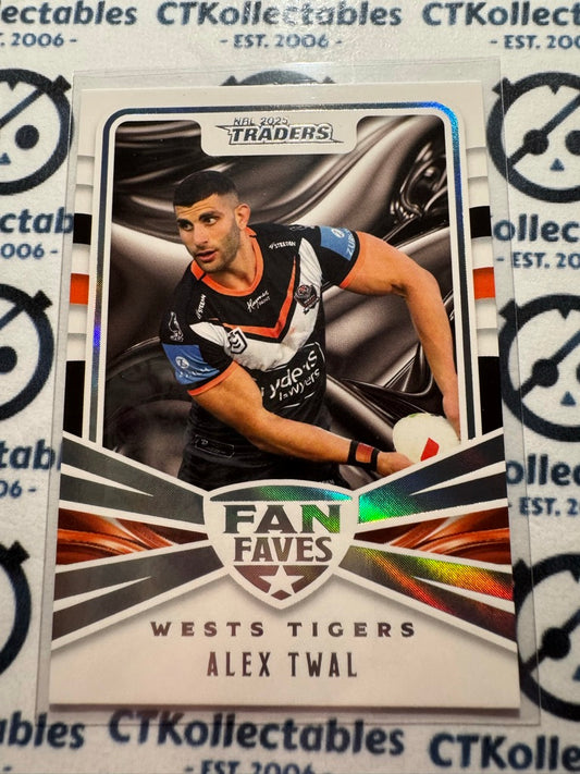 2025 NRL Traders Fan Faves FF 50 / 51 Tigers Alex Twal
