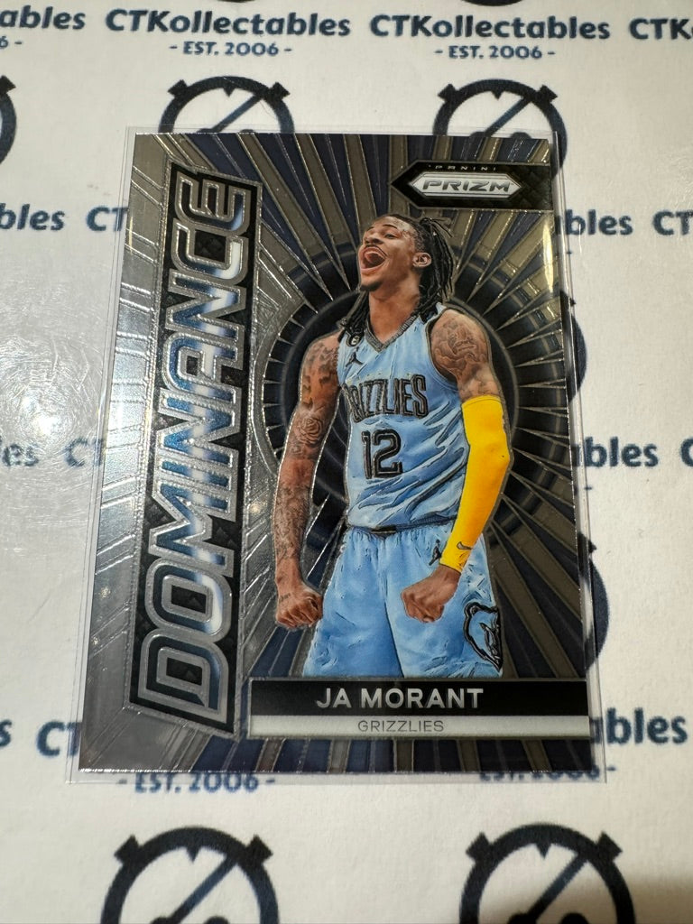 2023-24 NBA Panini Prizm Ja Morant Dominance #1 Memphis